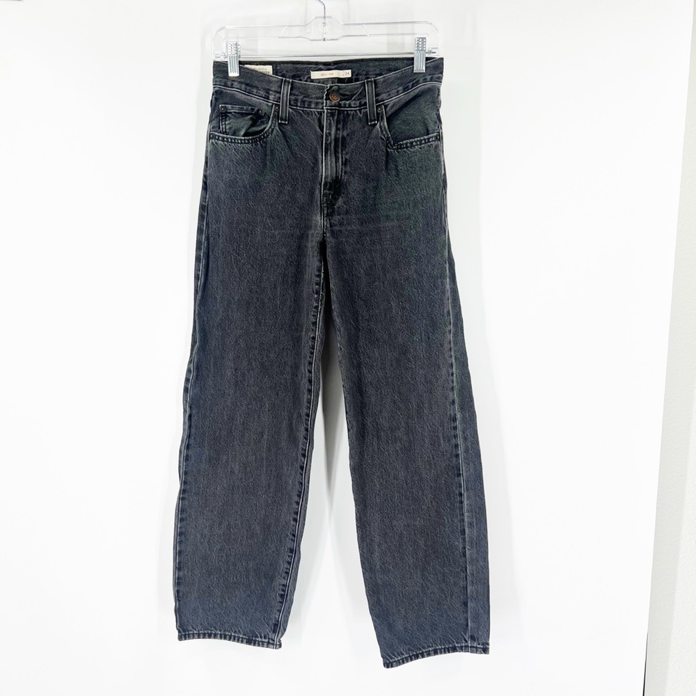 Levi’s High Rise Baggy Dad Jeans Black